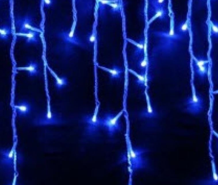 Blue solar deals string lights